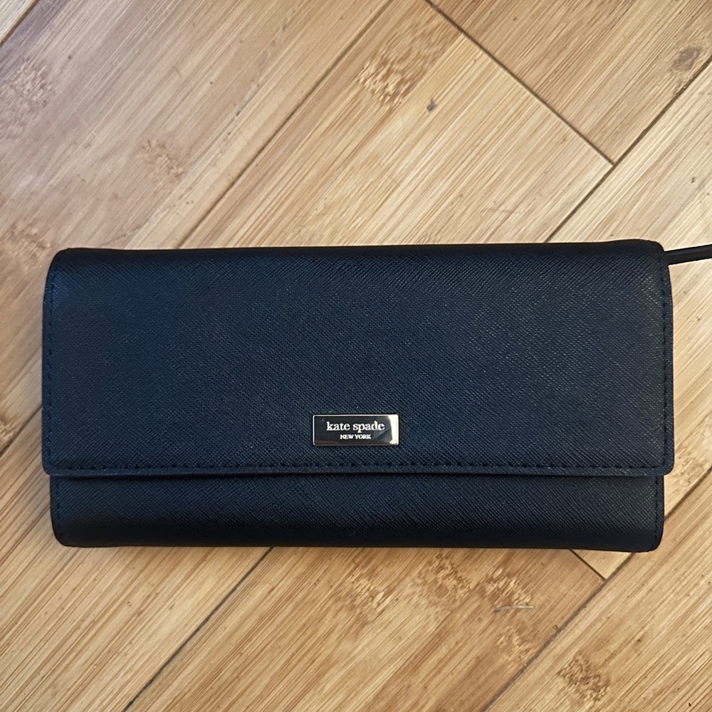 Kate Spade Black Women's Leather Wallet